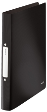 4566 Ringbuch Solid - A4, PP, 2 Ringe, 25 mm, schwarz