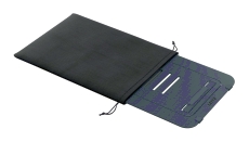 Notebookständer Ergo Ultraflach, Aluminium, höhenverstellbar, 10"-17", dunkelgrau