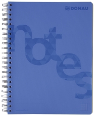 Collegeblock PP Cover - A4, kariert, blau