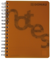 Collegeblock PP Cover - A5, kariert, orange