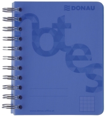Collegeblock PP Cover - A6, kariert, blau