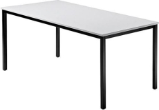 Hammerbacher Besprechungstisch DQ16 - 160 x 80 cm, grau