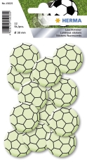15025 Leuchtsticker Fußball Mini