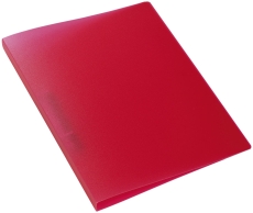 Schulordner - A4, 2-D-Ring Ø25 mm, transluzent pink