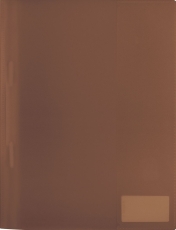 Schnellhefter - A4, PP, transluzent braun