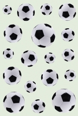 3434 Sticker DECOR Fußbälle