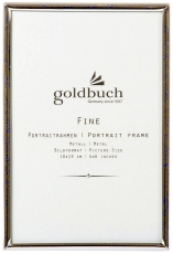 Bilderrahmen Portrait "Fine" - silber, für 1 Foto 10 x 15 cm