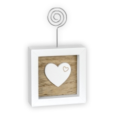 Bilderrahmen Cecilia mit Clip - 1 Foto 7 x 12 cm, weiß