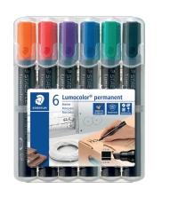 Permanentmarker Lumocolor® 350, STAEDTLER Box mit 6 Farben