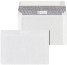 Briefumschläge C6 (162x114 mm), ohne Fenster, selbstklebend, 72 g/qm, 25 Stück
