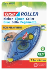Kleberoller Einweg - non permanent, 8,5 m x 8,4 mm, blau