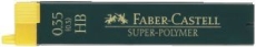 Feinmine SUPER-POLYMER - 0,3/0,35 mm, HB, schwarz, 12 Minen