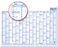 Wandkalender - A4, 16 Monate
