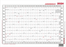 Jahresübersicht - A4, quer