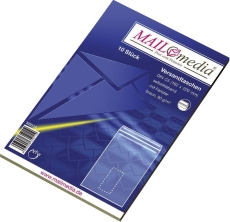 Versandtaschen Recycling - C5, mit Fenster, selbstklebend, 90 g/qm, braun, 10 Stück