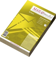 Versandtaschen Recycling - B5 , ohne Fenster, gummiert, 90 g/qm, braun, 50 Stück