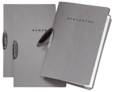 Bewerbungsmappe Swing - grau