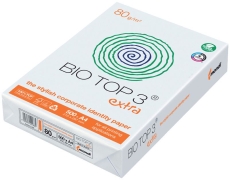 BIO TOP 3® extra - A4, 80 g/qm, naturweiß, holzfrei, 500 Blatt