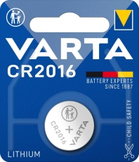 Batterien Electronics Lithium - CR 2016, 3 V