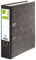 Wolkenmarmor-Ordner - A4, 80 mm, schwarz