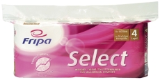 Toilettenpapier Select - 4-lagig, geprägt, hochweiß, 8 Rollen à 160 Blatt