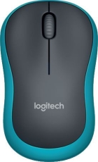 Maus M185 Wireless Optisch schwarz/blau