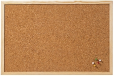 Kork-Pinntafel - 80 x 60 cm, braun