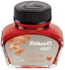 Tinte 4001® - 30 ml Glasflacon, brillant-rot