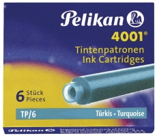 Tintenpatrone 4001® TP/6 - türkis, 6 Patronen