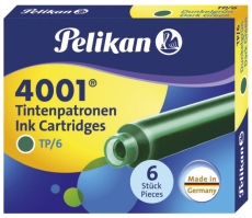 Tintenpatrone 4001® TP/6 - dunkelgrün, 6 Patronen