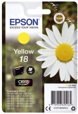 Epson Tintenpatrone gelb (C13T18044012,18,T1804,T18044012)