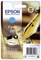 Epson Tintenpatrone cyan (C13T16224012,16,T1622,T16224012)