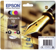 Epson Tintenpatrone MultiPack Bk,C,M,Y (C13T16264012,16,T1626,T16264012)