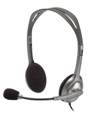 Headset H110 Stereo - silber