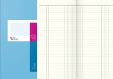 Spaltenbuch - 1 Spalten, 13,7 x 29,7 cm