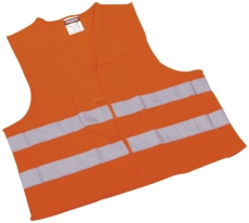 Pannen-Warnwesten - Klettverschluß - orange