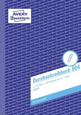904 Durchschreibbuch, DIN A5, vorgelocht, 2 x 50 Blatt, weiß