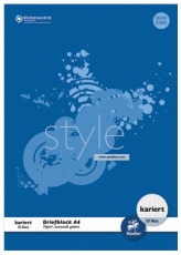 Briefblock - A4, 50 Blatt, 70 g/qm, 5 mm kariert