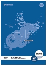Briefblock - A4, 50 Blatt, 70 g/qm, blanko, 2-fach Lochung
