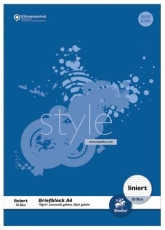 Briefblock - A4, 50 Blatt, 70 g/qm, 9 mm liniert, 2-fach Lochung