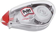 Korrekturroller Compact Flex - Einweg, 6 mm x 10 m, transparent