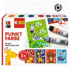 Kreativmarkerset 3D Dot Pen Kids Tiere - 9-teilig