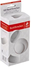 Back- und Pralinenförmchen - Ø 50 mm, weiß, 100 Stück