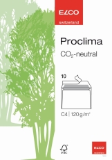 Briefhülle Proclima - C4, hochweiß, Haftklebung, 100 g/qm, 10 Stück Box