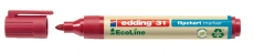 31 Flipchartmarker EcoLine - nachfüllbar, 1,5 - 3 mm, rot