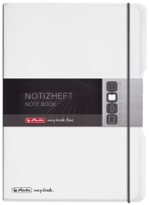Notizheft flex - A4, PP, 2x 40 Blatt, liniert/kariert, transluzent