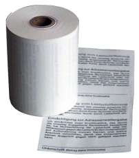 Thermorollen für Registrierkassen - 1-fach, 57 x 30 x 12 mm, 9 m, EC-Cash mit Einzugsermächtigung