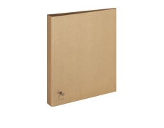 Ringmappe Pur - A4, 2-Ring, Ring-Ø 20mm, natur