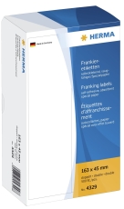 4329 Frankier-Etiketten - doppelt, 163x45 mm, 500 Stück