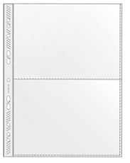 Sammelhülle - A4, 2-tlg., glasklar, 12 mym